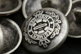 Silver Regiment Metal Shank Button 22 mm