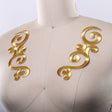 Metallic Gold Iron-On Applique Patch