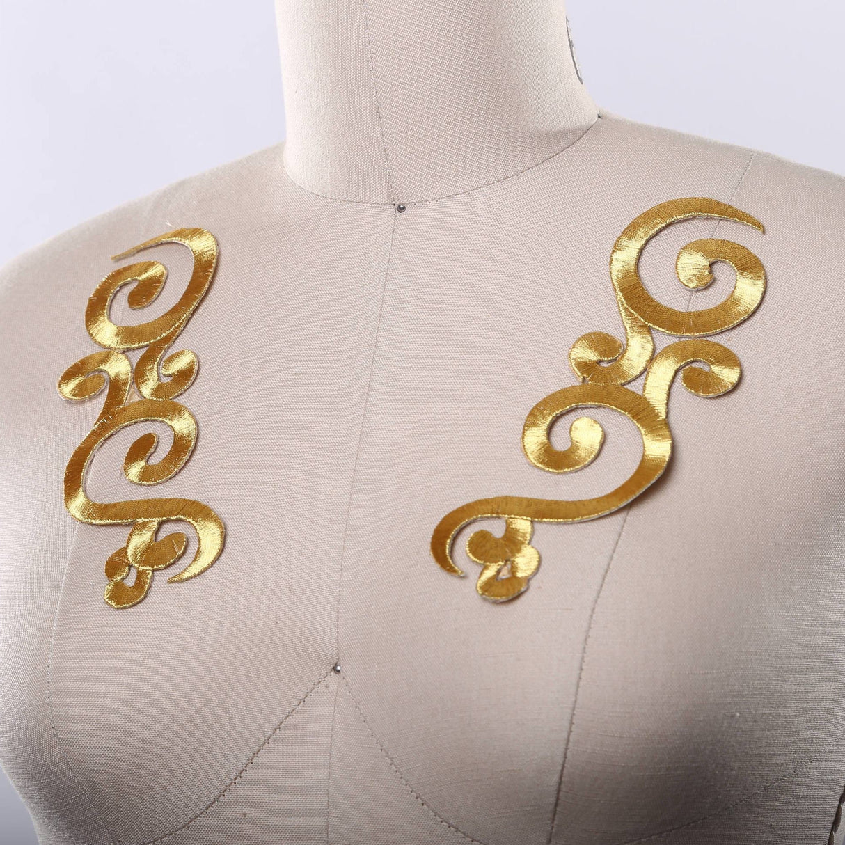Metallic Gold Iron-On Applique Patch
