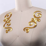 Metallic Gold Iron-On Applique Patch