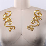 Iron-On Swirl Applique Pair