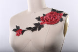 Embroidered Flower Applique Patch