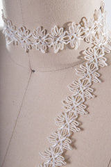 Gimp Trim 1 Inch White Ivory