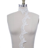 Beaded Arch Bridal Lace Trim 2.25"