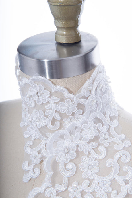 Bridal Beaded Lace Trim 5.5 Inch