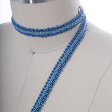 Gimp Trim Iridescent Teal Blue 5/8"