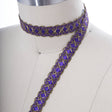 Gimp Trim Purple Antique Gold 5/8"