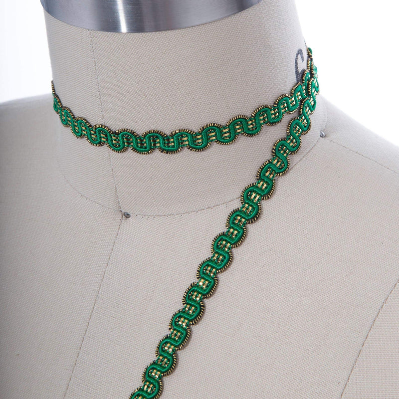 Gimp Trim Green Gold 3/8 Inch