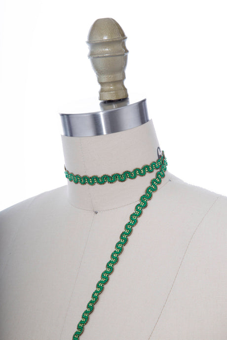 Gimp Trim Green Gold 3/8 Inch