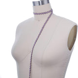 Gimp Trim Purple Gold 3/8"