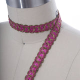 Gimp Trim Hot Pink Gold 5/8 Inch