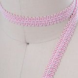 Gimp Trim 5/8" Baby Pink Braided