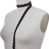Braided Gimp Trim Black 3/4"