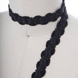 Braided Gimp Trim Black 3/4"