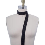 Gimp Trim Black Braided 1.5 Inch