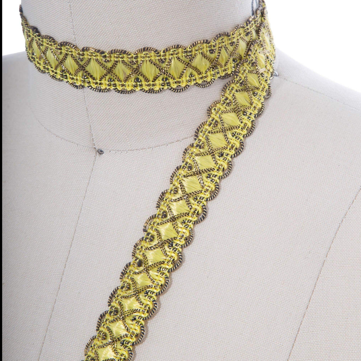 Gimp Trim Mustard Yellow 5/8 Inch