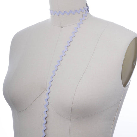 Ric Rac Trim Lavender 8mm