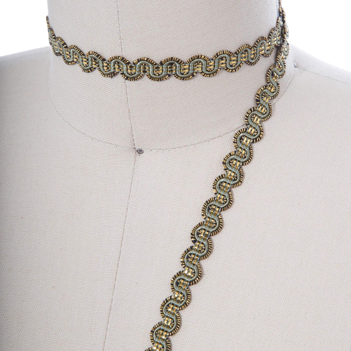 Gimp Braid Trim Sage Green 3/8"
