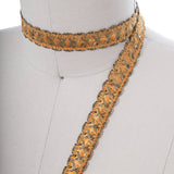 Gimp Braid Trim Cantaloupe Peach Gold 5/8"