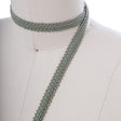 Gimp Trim Braided Moss Green 5/8"