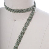 Gimp Trim Braided Moss Green 5/8"