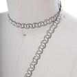 Gimp Trim White Gold Scroll 3/8 Inch
