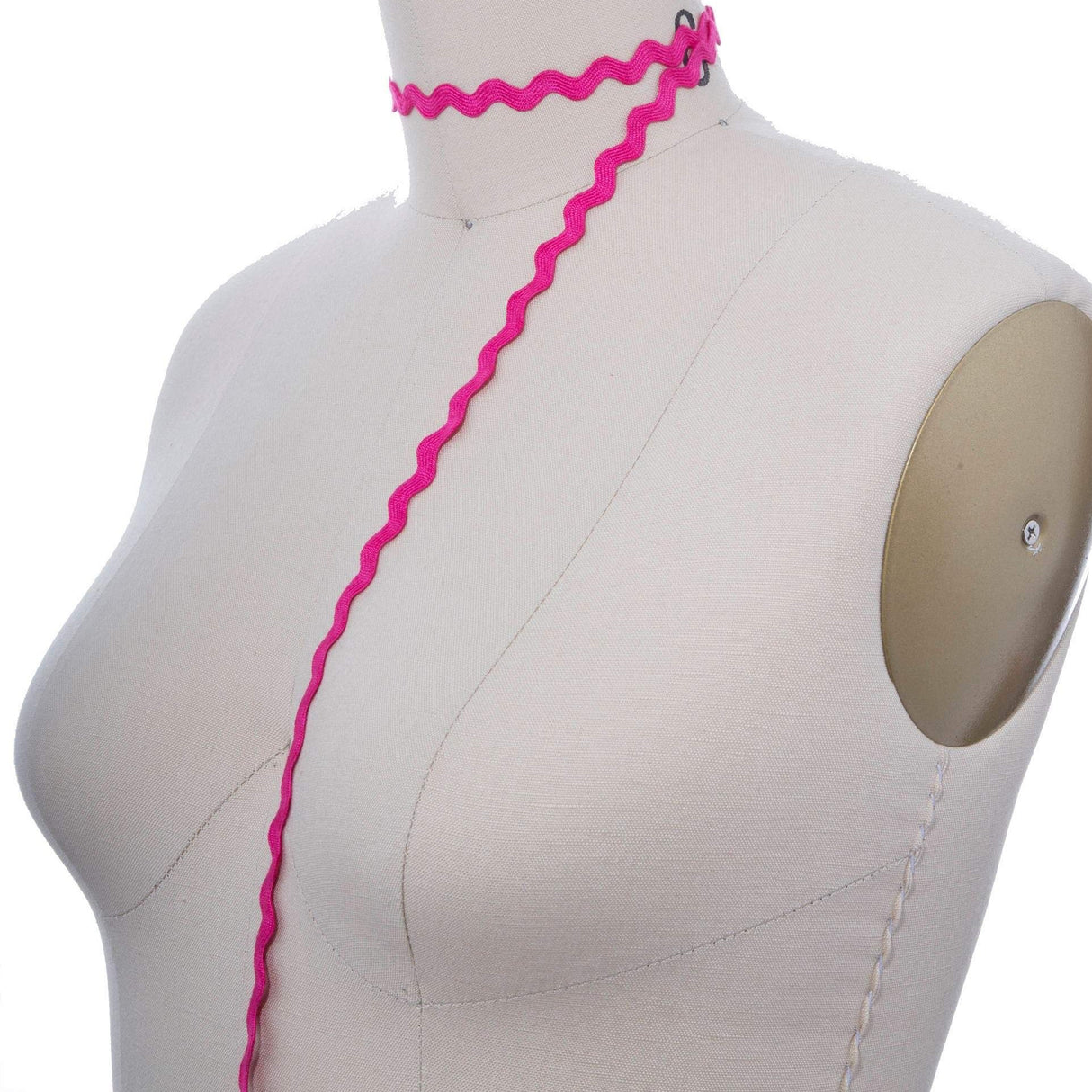 Ric Rac Trim Hot Pink