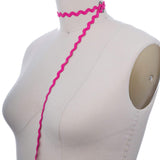 Ric Rac Trim Hot Pink