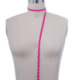 Ric Rac Trim Hot Pink