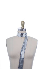 Sequin Ribbon Trim Gold 1.75 Inch