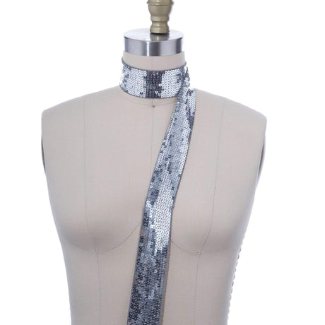 Sequin Trim Ribbon 2 Inch Non-Stretch