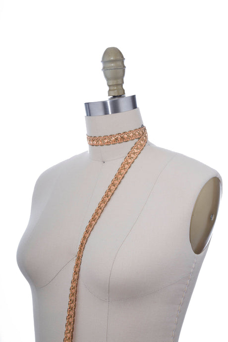 Gimp Trim Peach Gold 5/8 Inch