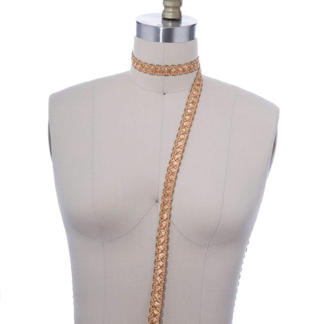 Gimp Trim Peach Gold 5/8 Inch