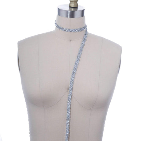 Beaded Gimp Trim Gold Silver