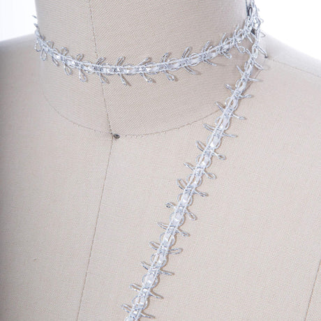 Gimp Picot Edge Trim 5/8" Gold Silver