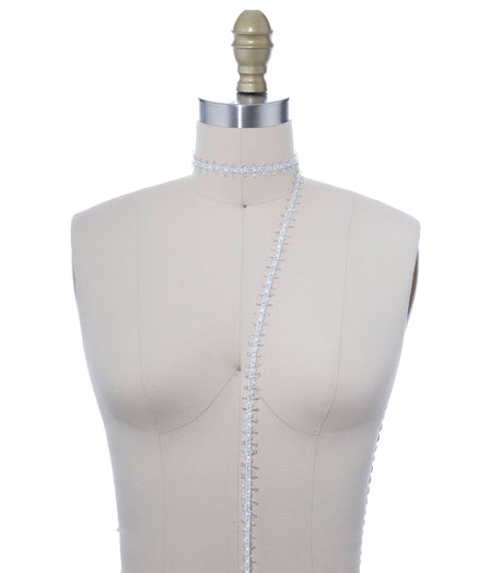 Gimp Picot Edge Trim 5/8" Gold Silver