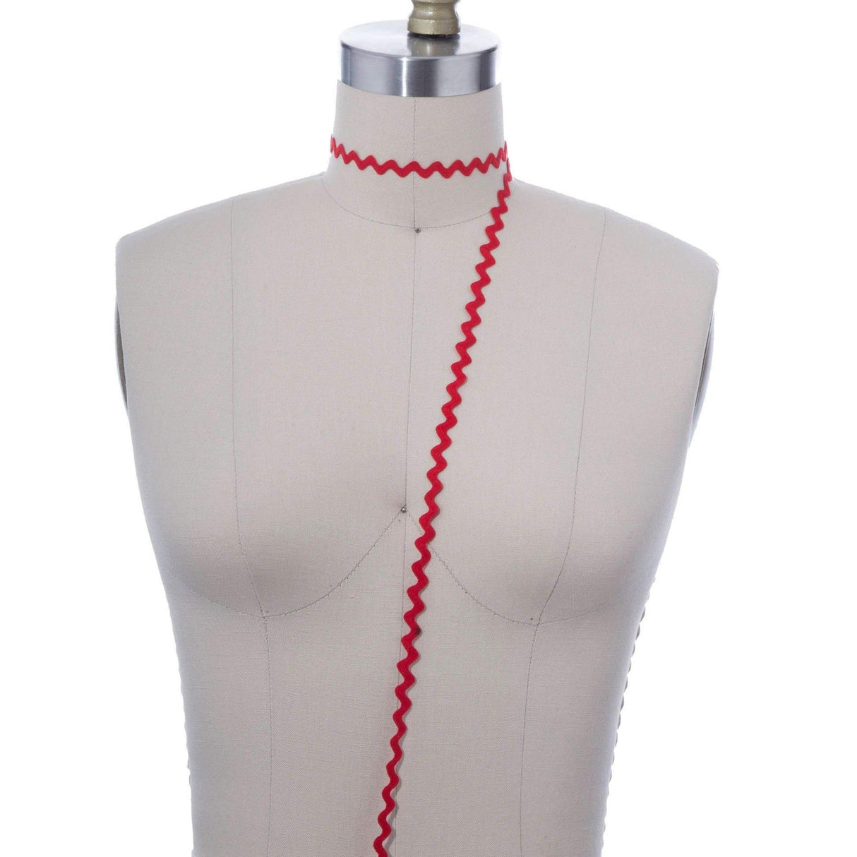 Ric Rac Trim Crimson Red 1/4 Inch