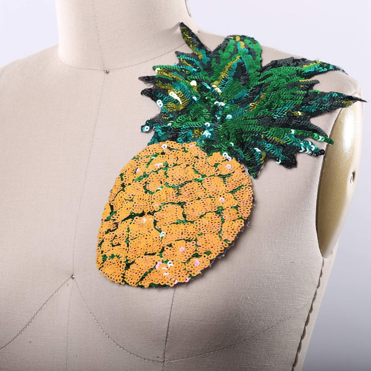 Pineapple Sequin Iron-On Patch