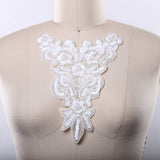 Beaded Sequined Applique Patch