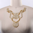 Rhinestone Iron-On Collar Applique