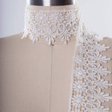 Venice Lace Trim 3 Inch White Ivory Black