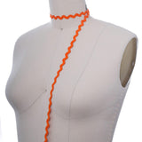 Ric Rac Trim Vibrance Orange 0.25 Inch