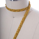 Beaded Gimp Trim Gold 5/8 Inch