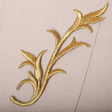 Leaf Applique Iron-On Silver Gold