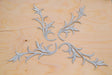 Leaf Applique Iron-On Silver Gold