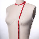 Satin Rope Trim Candy Red 7mm
