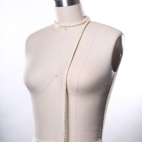 Satin Rope Trim Ivory 7mm