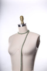 Satin Rope Trim Olive Green 7mm