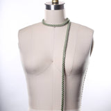Satin Rope Trim Olive Green 7mm