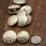 Shank Button Rose Gold Metal Bronze
